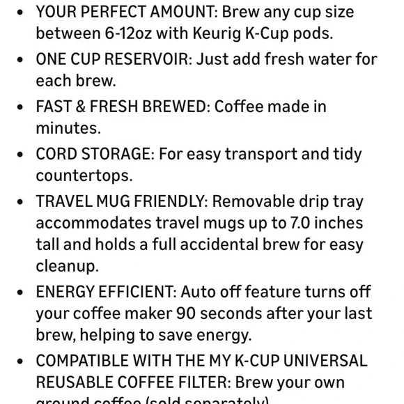 K-Mini Single Cup Keurig - Picture 6 of 7